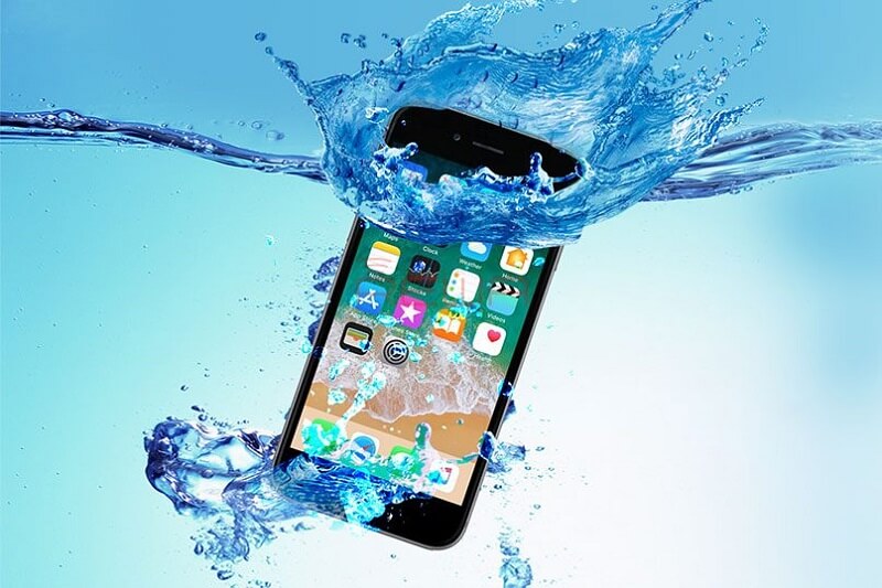 La función impermeable del iPhone