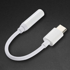 12.5cm USB - C / Type - C Male to 3.5mm Audio Female Adapter Converter, 12.5cm Type - C to 3.5mm - ORIWHIZ