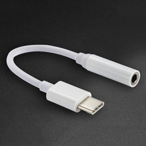 12.5cm USB - C / Type - C Male to 3.5mm Audio Female Adapter Converter, 12.5cm Type - C to 3.5mm - ORIWHIZ