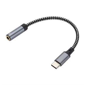 13cm AUX 3.5mm Female to Type - C Cable Audio Cable, 3.5mm Female to Type - C Audio Cable - ORIWHIZ