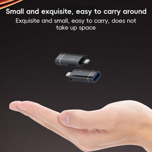 2 in 1 Type - C to USB and Type - C Earphone Adapter, Type - C to USB and Type - C - ORIWHIZ