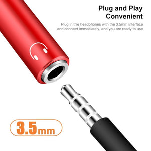 2 in 1 USB - C / Type - C Male to PD 60W USB - C / Type - C Charging + 3.5mm Audio Female Earphone Adapter - ORIWHIZ