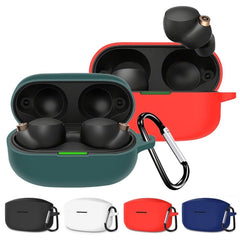 2 PCS Silicone Earphone Protective Case For Sony WF - 1000XM4, Black, Deep Blue, Red, White - ORIWHIZ