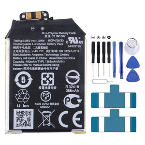 Battery Replacement, For Asus ZenWatch 2 WI501QF, For Asus ZenWatch 2 WI501Q, For ASUS Zenwatch 3 WI503Q - ORIWHIZ