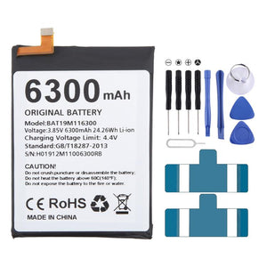 Battery Replacement, For DOOGEE V20 / V20S BAT21ZN1336000 6000mAh, For DOOGEE S97 Pro BAT18735500 8500mAh, For DOOGEE X96 Pro BAT20X965400 5400mAh, For DOOGEE S59 Pro BAT20M1710050 10050mAh, For DOOGEE S96 / S96 Pro BAT20ZN1296350 6350mAh - ORIWHIZ