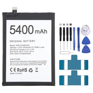 Battery Replacement, For DOOGEE V20 / V20S BAT21ZN1336000 6000mAh, For DOOGEE S97 Pro BAT18735500 8500mAh, For DOOGEE X96 Pro BAT20X965400 5400mAh, For DOOGEE S59 Pro BAT20M1710050 10050mAh, For DOOGEE S96 / S96 Pro BAT20ZN1296350 6350mAh - ORIWHIZ