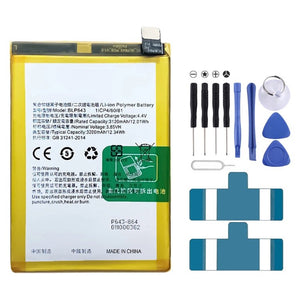 BLP855 4500 mAh Li - Polymer Battery Replacement For OPPO Reno6 Pro 5G / K9 Pro, BLP595, BLP603, BLP599, BLP611, BLP609, BLP621, BLP623, BLP635, BLP643, BLP639, BLP645, BLP631, BLP649, BLP663, BLP651, BLP661, BLP671, BLP673, BLP683, BLP689, BLP709, BLP707 - ORIWHIZ