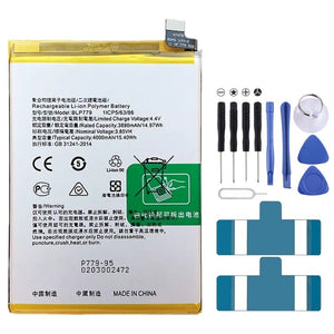 BLP855 4500 mAh Li - Polymer Battery Replacement For OPPO Reno6 Pro 5G / K9 Pro, BLP783, BLP781, BLP779, BLP789, BLP787, BLP797, BLP755 For OPPO K7x, BLP791, BLP811, BLP817, BLP863, BLP825, BLP855, BLP839, BLP819, BLP835, BLP805, BLP851, BLP831 - ORIWHIZ