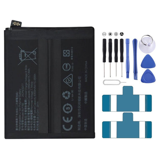 BLP855 4500 mAh Li - Polymer Battery Replacement For OPPO Reno6 Pro 5G / K9 Pro, BLP783, BLP781, BLP779, BLP789, BLP787, BLP797, BLP755 For OPPO K7x, BLP791, BLP811, BLP817, BLP863, BLP825, BLP855, BLP839, BLP819, BLP835, BLP805, BLP851, BLP831 - ORIWHIZ