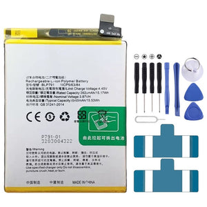 BLP855 4500 mAh Li - Polymer Battery Replacement For OPPO Reno6 Pro 5G / K9 Pro, BLP783, BLP781, BLP779, BLP789, BLP787, BLP797, BLP755 For OPPO K7x, BLP791, BLP811, BLP817, BLP863, BLP825, BLP855, BLP839, BLP819, BLP835, BLP805, BLP851, BLP831 - ORIWHIZ