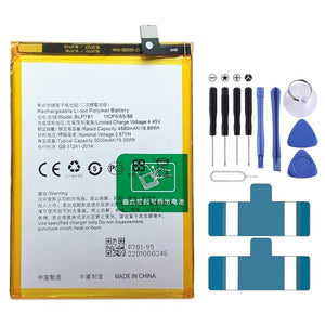 BLP855 4500 mAh Li - Polymer Battery Replacement For OPPO Reno6 Pro 5G / K9 Pro, BLP783, BLP781, BLP779, BLP789, BLP787, BLP797, BLP755 For OPPO K7x, BLP791, BLP811, BLP817, BLP863, BLP825, BLP855, BLP839, BLP819, BLP835, BLP805, BLP851, BLP831 - ORIWHIZ