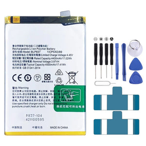 BLP855 4500 mAh Li - Polymer Battery Replacement For OPPO Reno6 Pro 5G / K9 Pro, BLP841, BLP837, BLP809, BLP775 - ORIWHIZ