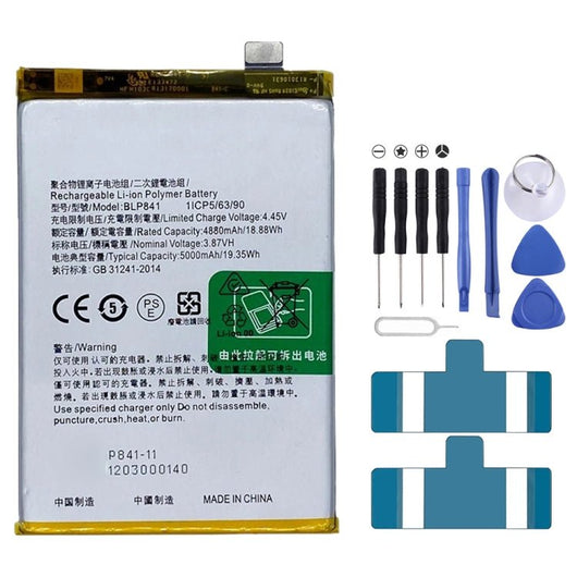 BLP855 4500 mAh Li - Polymer Battery Replacement For OPPO Reno6 Pro 5G / K9 Pro, BLP841, BLP837, BLP809, BLP775 - ORIWHIZ