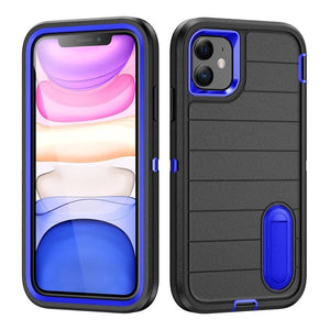 Defender Gen2 Rugged PC + Silicone Phone Case with Holder, For iPhone 11 - ORIWHIZ