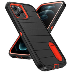 Defender Gen2 Rugged PC + Silicone Phone Case with Holder, For iPhone 12 Pro Max - ORIWHIZ