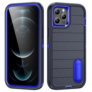 Defender Gen2 Rugged PC + Silicone Phone Case with Holder, For iPhone 12 Pro Max - ORIWHIZ