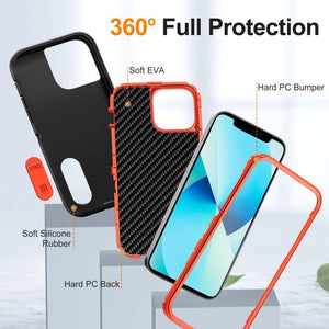 Defender Gen2 Rugged PC + Silicone Phone Case with Holder, For iPhone 13 Pro - ORIWHIZ