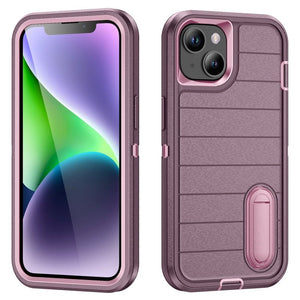 Defender Gen2 Rugged PC + Silicone Phone Case with Holder, For iPhone 14 Plus - ORIWHIZ