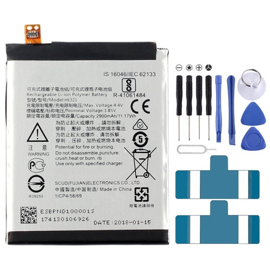 HE321 for Nokia 5 TA - 1053 Li - ion Polymer Battery , For Nokia 5 - ORIWHIZ