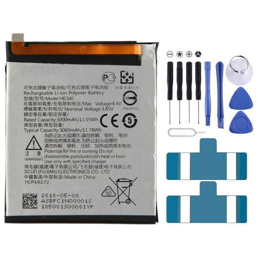 HE340 for Nokia 7 Li - ion Polymer Battery, For Nokia 7 - ORIWHIZ