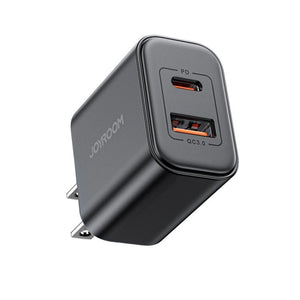 J0YROOM TCF05 20W USB+USB - C/Type - C Fast Charger, US Plug, EU Plug, UK Plug, CN Plug - ORIWHIZ