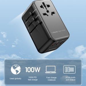 MOMAX UA10D 1 - World GaN PD 100W Fast Charger Power Adapter, UA10D - ORIWHIZ