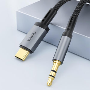 WIWU Wi - C048 Legend Series Type - C to 3.5mm Audio Adapter Cable, Length: 1.5m, Wi - C048T - ORIWHIZ