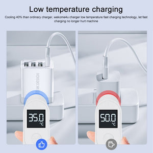 WK WP - U125 Youpin Series 18W QC3.0 4 USB Ports Fast Travel Charger, CN Plug / US Plug, CN Plug / US Plug - ORIWHIZ