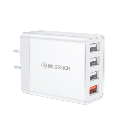 WK WP - U125 Youpin Series 18W QC3.0 4 USB Ports Fast Travel Charger, CN Plug / US Plug, CN Plug / US Plug - ORIWHIZ