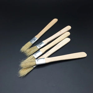 10 Round handle small brush flat handle small brush fine brush soft brush mobile phone maintenance dust removal brush - ORIWHIZ