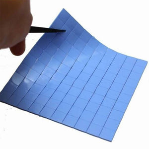 100 Pcs/Set Thermal Pad GPU CPU Heatsink Cooling Conductive Silicone Pad - ORIWHIZ