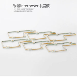 10PCS Mijing Interposer Middle Board X Middle Frame Board X Middle Frame X Upper And Lower Connecting Board XS XSMAX - ORIWHIZ