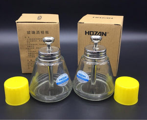 2 Bottles of Metal glass alcohol bottle washing plate water liquid bottle stainless steel alcohol pot - ORIWHIZ