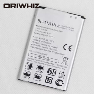 2100mah BL-41A1H mobile phone battery for Optimus F60 MS395 D390N Gong VS810PP Transpyre LS660 BL41A1H internal battery - ORIWHIZ