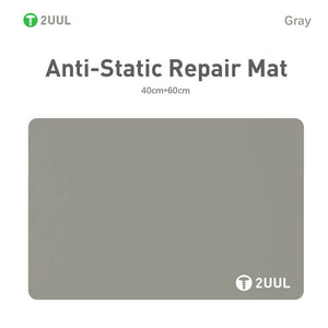 2UUL ST91 Grey Anti-Static Mat 40*60cm Heat Resistance Soldering Station Silicon Work Mat for BGA Welding Rework - ORIWHIZ