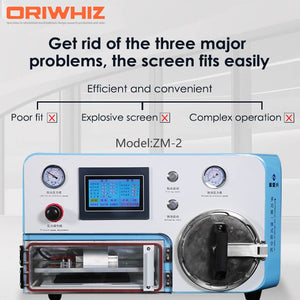 3 In 1 Vacuum Oca Laminating for Flat Screen Built-in Vaccum Pump and Air Compressor Bubble Lcd Repair Machine Remover ZM-2 - Oriwhiz Replace Parts