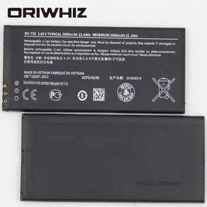 3000mAh BV-T5E battery for Microsoft Lumia 950 RM-1104 RM-1106 RM-110 BVT5E BV T5E mobile phone battery - ORIWHIZ