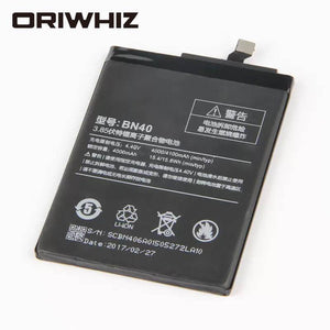 4000mah BN40 lithium ion battery replacement phone for Redmi 4 Pro Prime 3G RAM 32G ROM Edition Redrice4 - ORIWHIZ