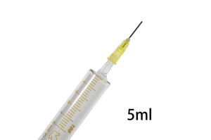 50pcs Glass Syringe Mobile Phone Repair Special Welding Oil Welding Container Syringe 5ml 10ml Syringe with 5 Needle - ORIWHIZ