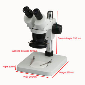 SUNSHINE ST6024-B1 20/40X Zoom Binocular estéreo HD microscopio con luz Led para detección de placa base de teléfono móvil