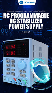 Adjustable DC Laboratory 30V 5A Lab Digital Power Supply Adjustable Voltage Regulator Switching Stabilizer Power Supply P-3005A - ORIWHIZ