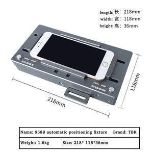 Automatic Positioning Fixture Laser Centering Positioning Mold Mobile Phone Screen Repair Tool Suitable for TBK 958B/TBK 958A - ORIWHIZ