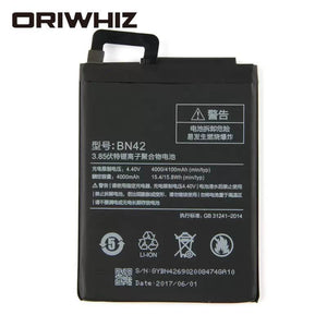 BN42 mobile phone battery for Redmi 4 Hongmi 4 4000mah mobile phone internal lithium ion replacement battery - ORIWHIZ