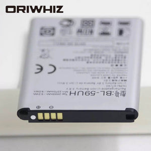 Built-in 2440mah BL-59UH mobile phone battery for G2 mini D618 D620 D620R D620K D410 D315 F70 BL 59UH internal battery - ORIWHIZ