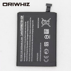 BV-5QW internal phone backup battery for Lumia 930 RM927 BV5QW 2420 mAh polymer battery - ORIWHIZ