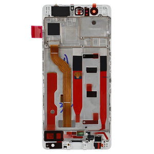 For Huawei P9 Complete Screen Assembly With Bezel White - Oriwhiz Replace Parts