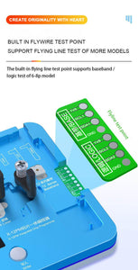 JC JCID EEPROM Tool 13 in 1 X-12PM Chip Integrated Programmer Free Disassembly Read-Write With LED Screen - ORIWHIZ