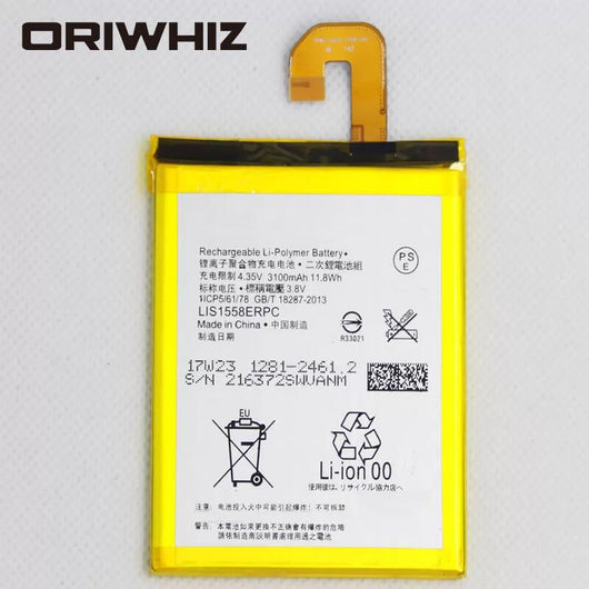 LIS1558ERPC 3100mAh battery for Z3 L55T L55U D6653 D6603 D6633 D5803 D5833 D6616 D6708 batteries - ORIWHIZ