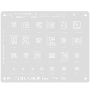 MJ BGA Reballing Solder Stencil Plant Tin Net for MTK CPU - ORIWHIZ