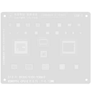 MJ BGA Reballing Solder Stencil Plant Tin Net For Samsung C7010/J610 general C7/J3/J5/A5 series and other MSM8916/MSM8953 B01-AB CPU general series - ORIWHIZ